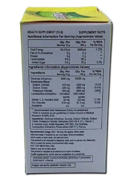 BGLYTE POWDER SACHET LEMON FLAVOUR 10g X 5 X 3 - Image 3