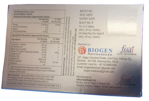 CoQGEN GOLD TAB (3x10) - Biogen Lifescience